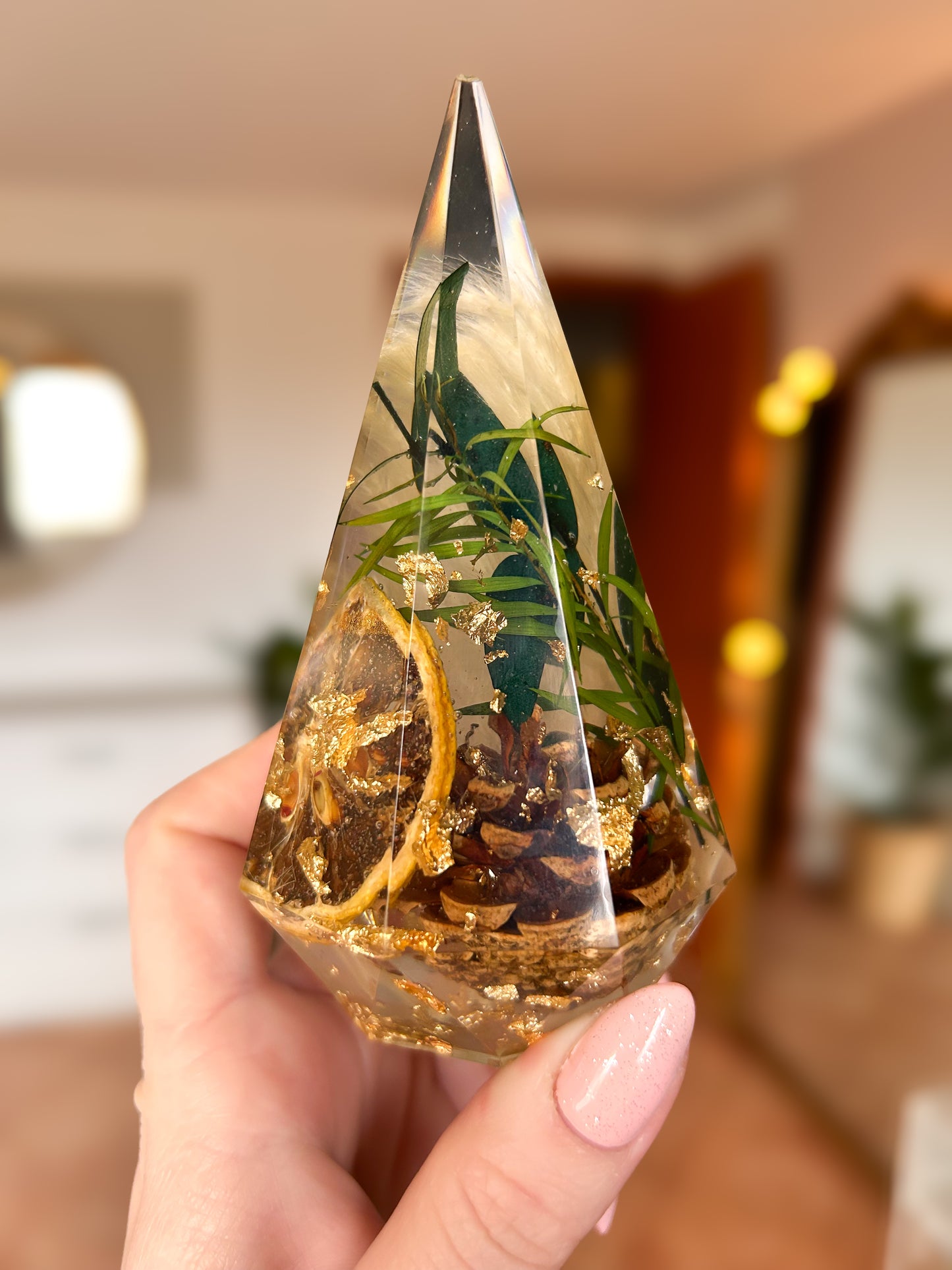 Botanical Crystal Ring Tree
