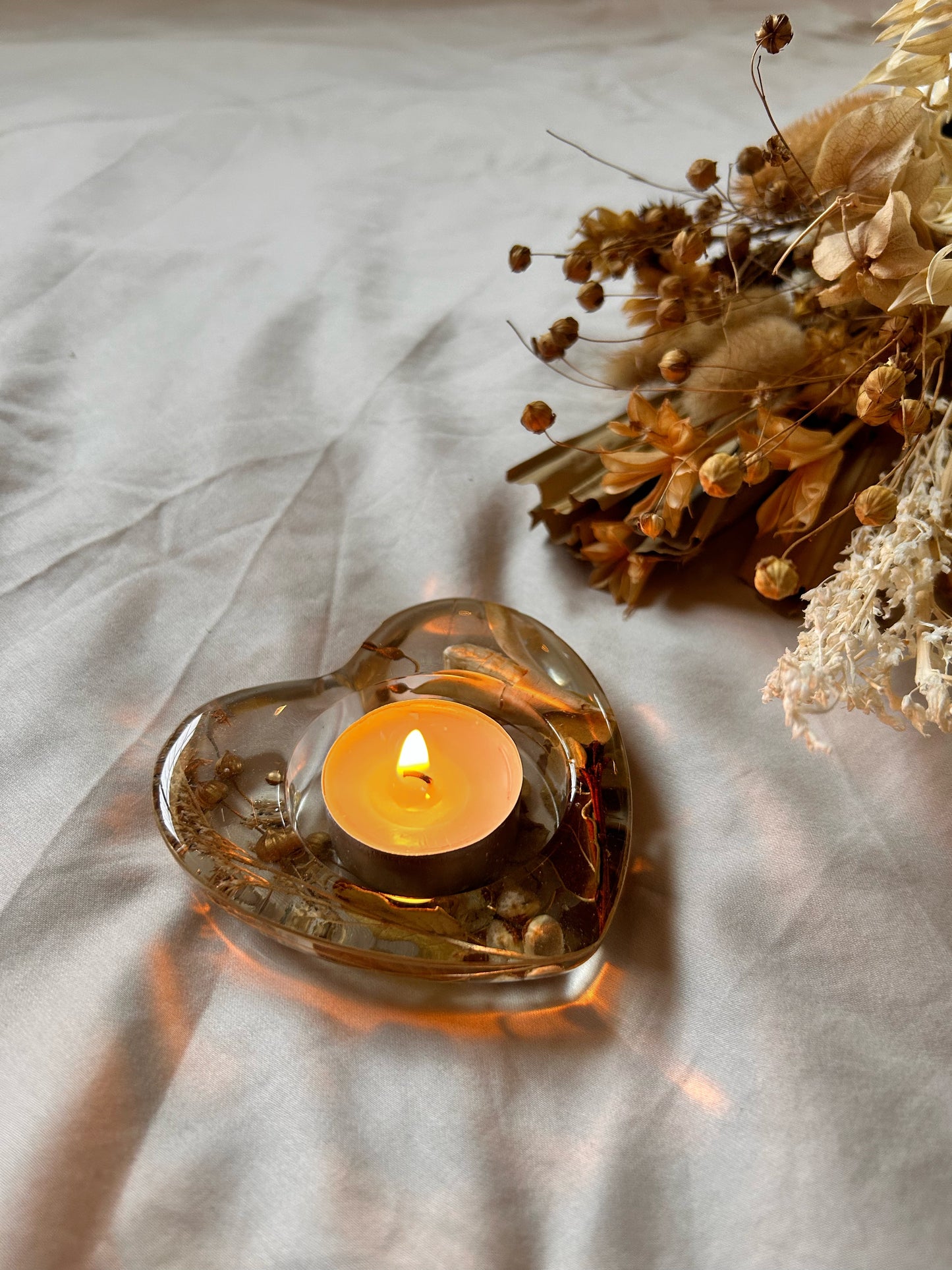 Candle holder Heart Ring Dish Christmas gift idea for her, Gift for new home, Holiday Home Decor, Housewarming gift idea for mom, Present