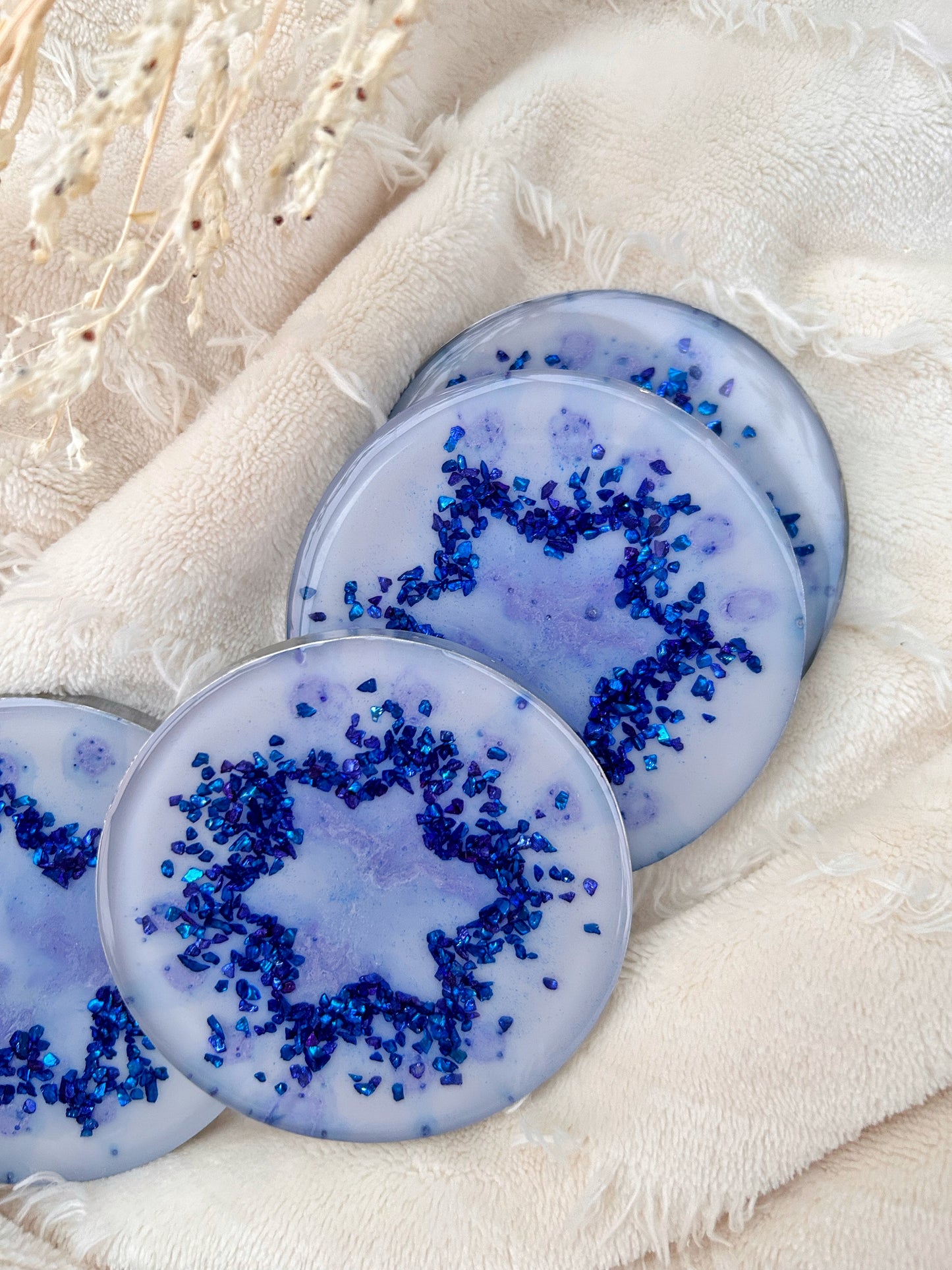 I Support Israel: Jewish Star Coaster Set