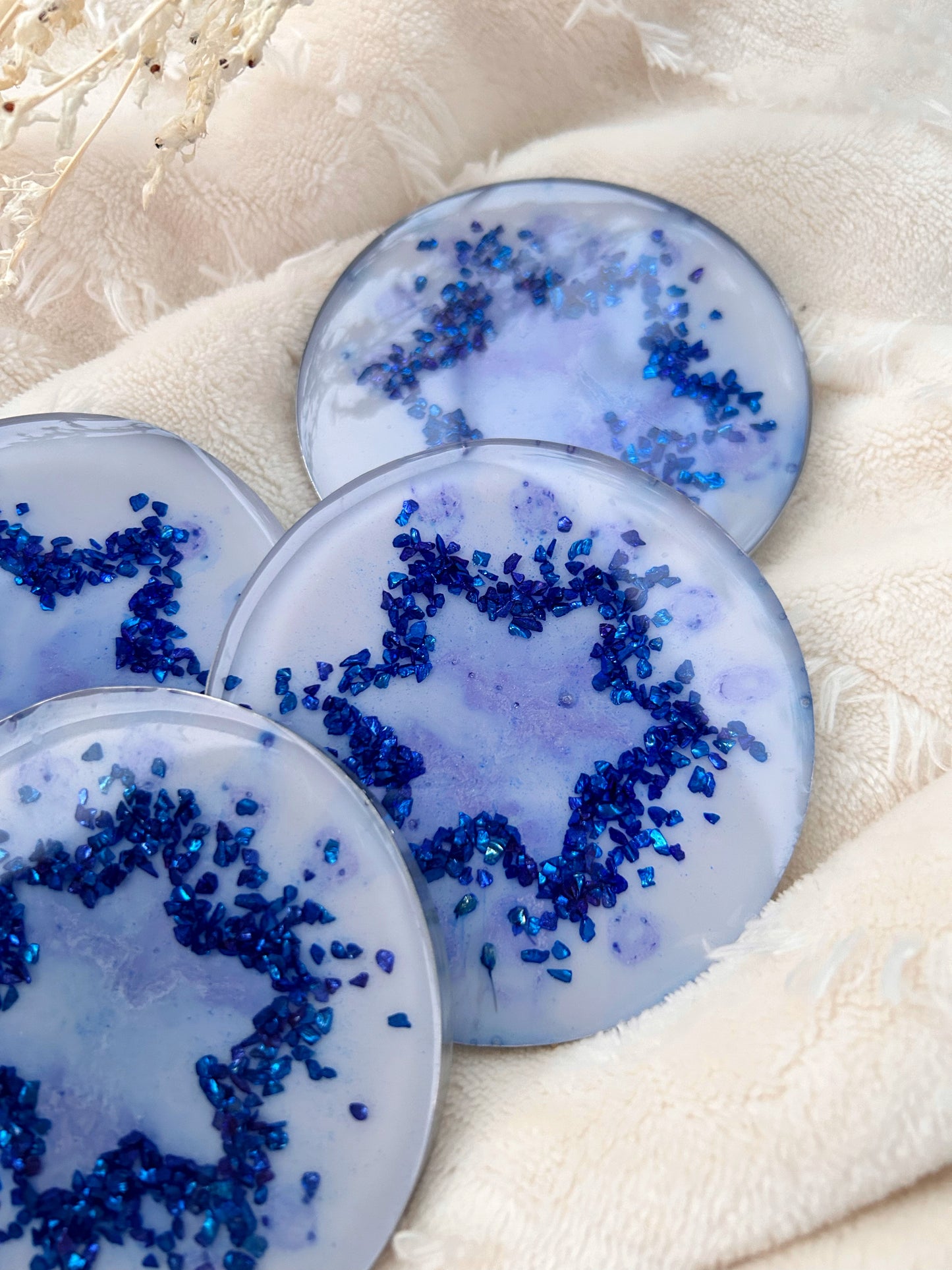 I Support Israel: Jewish Star Coaster Set