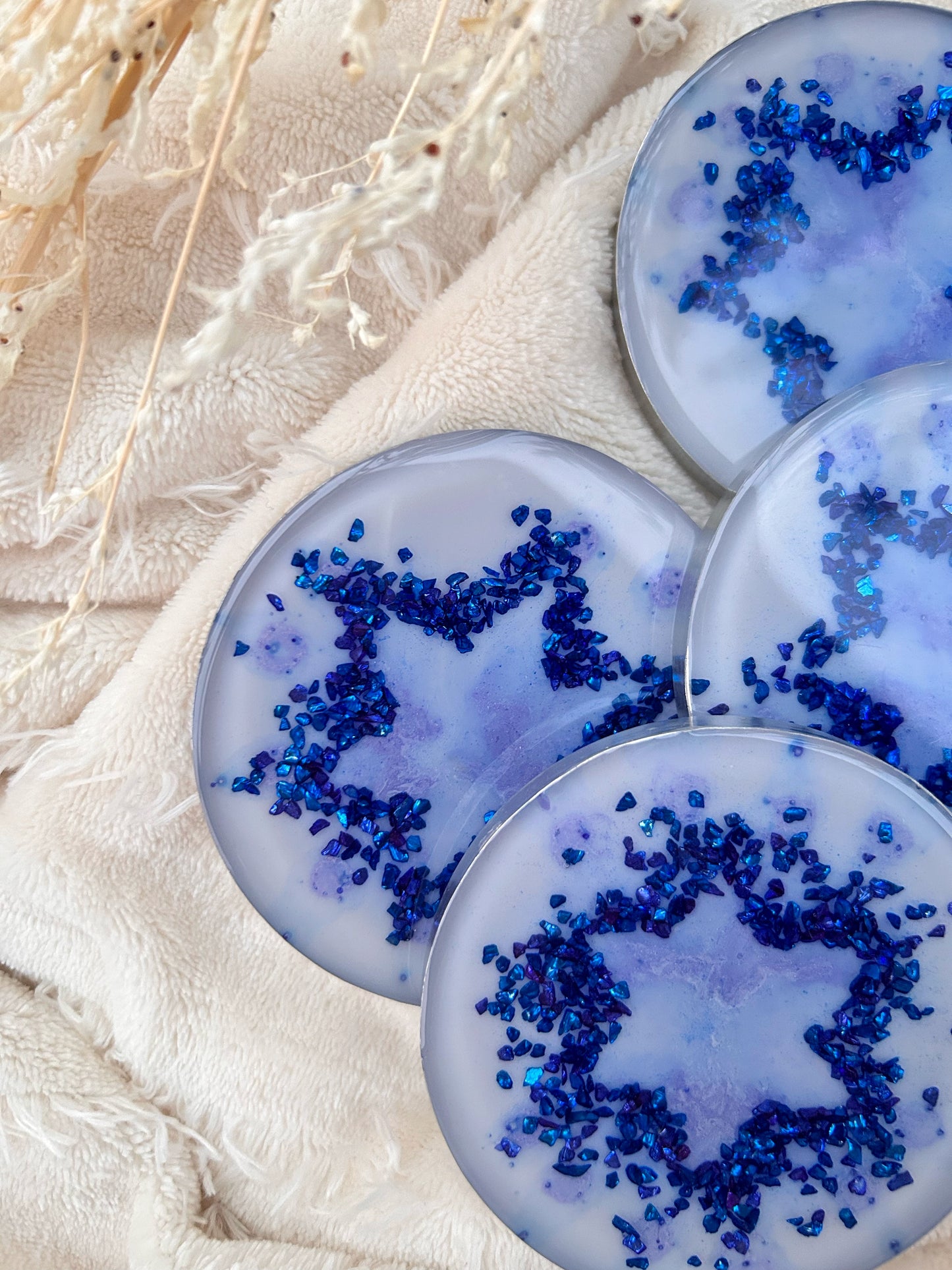 I Support Israel: Jewish Star Coaster Set