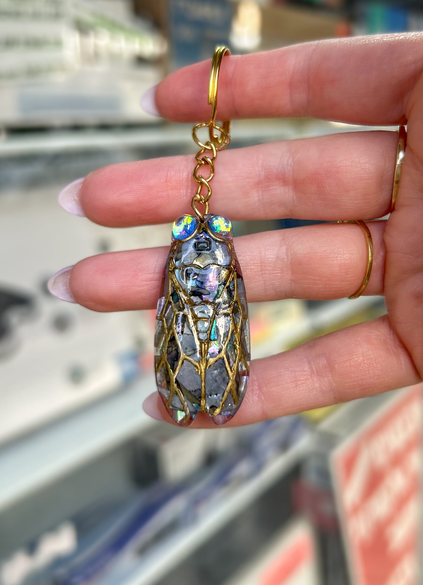 Cicada Keychain