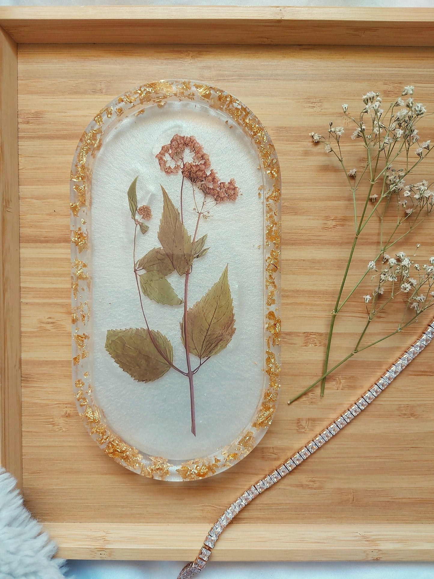 Jewelry tray ring holder spoon rest new home gift idea for her housewarming gift idea for home dried flower home decor jewelry dish trinket