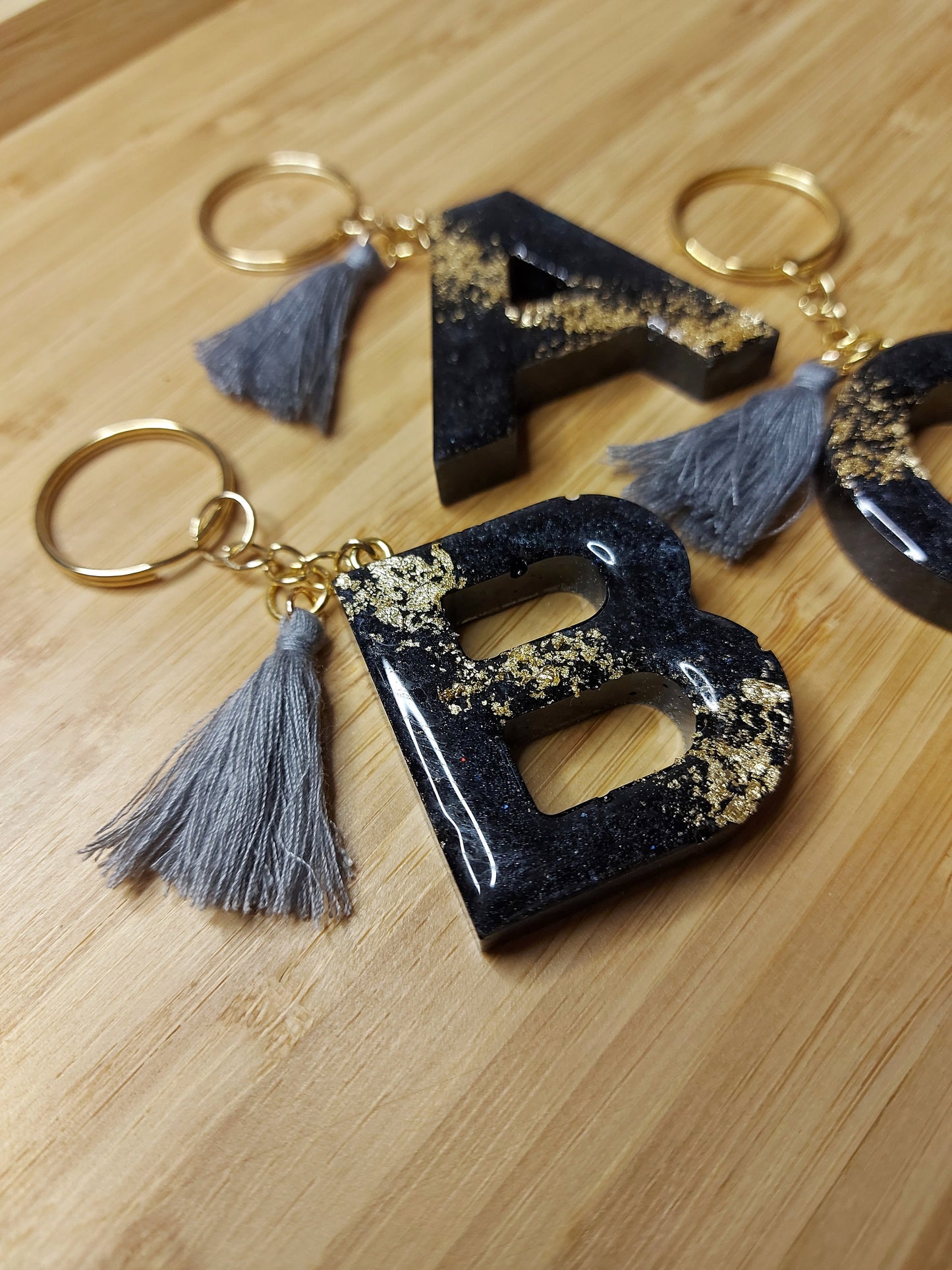 Keychain key holder ring custom gift for her letter name accessory accessories present key decor bag name tag decoration gift idea for mom