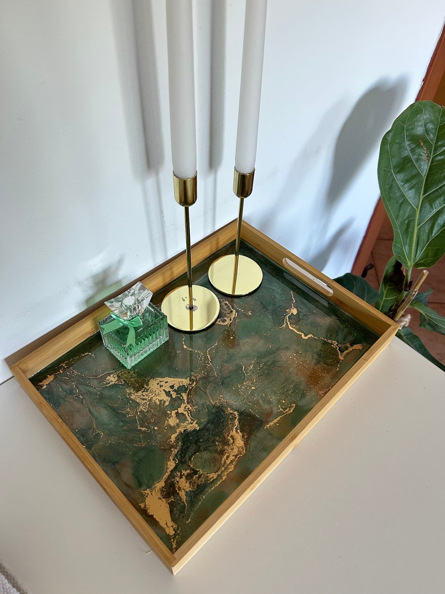 Tray serving cheese platter board with handles, wood kitchen home decor housewarming new house wedding engagement birthday gift idea for her
