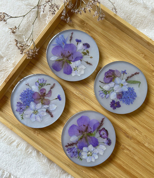 Coaster set of 4 coasters large round serving cup holder new housewarming wedding engagement new home decor gift cup bottom drink holder