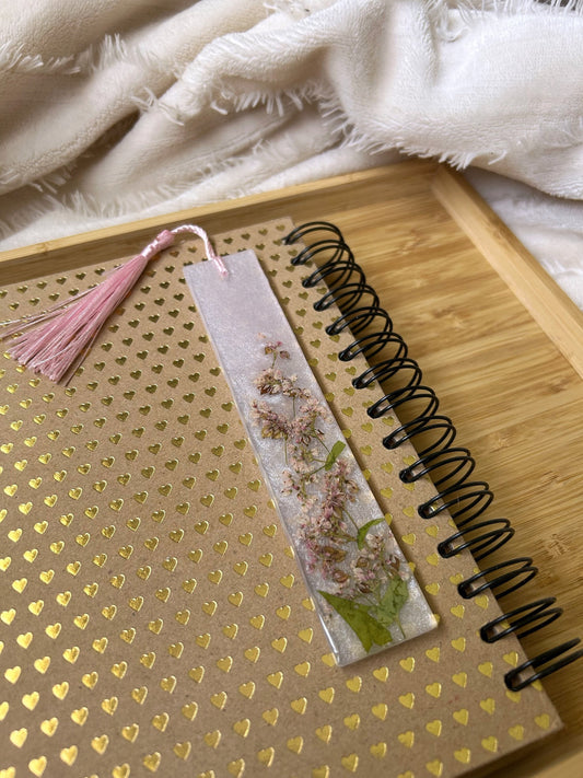 Handmade Pink Floral Bookmark