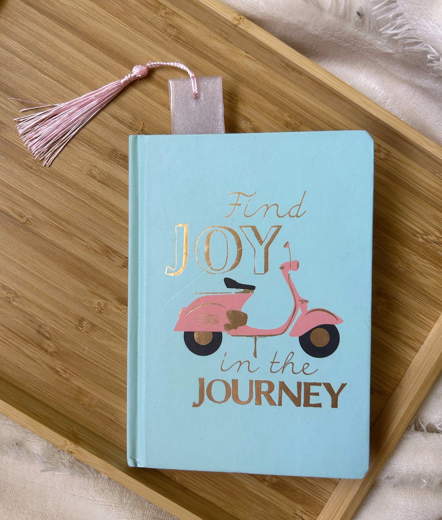 Handmade Pink Floral Bookmark