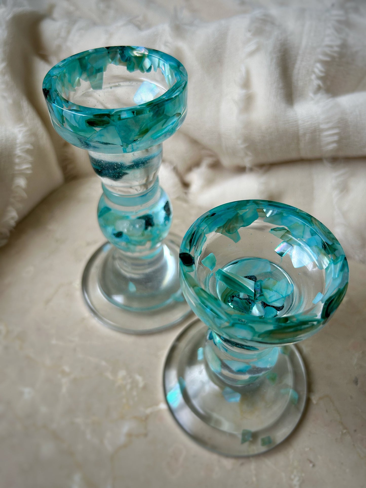 Handmade Candlestick Holders Set Dinner Candles Tealight and Candlestick Holder for Stylish Home Decor Gift Idea For Her Christmas Gift Idea