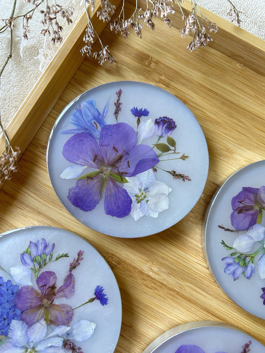 Coaster set of 4 coasters large round serving cup holder new housewarming wedding engagement new home decor gift cup bottom drink holder