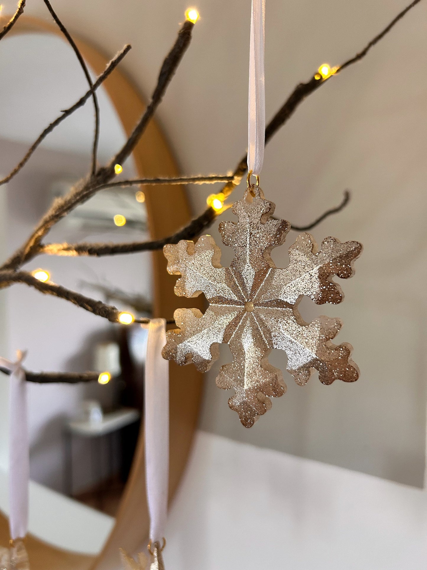 Adornos navideños Decoración del árbol de Navidad Idea de regalo de Navidad Conjunto de adornos Decoración navideña Estrellas navideñas Adornos colgantes Conjunto de decoración dorada